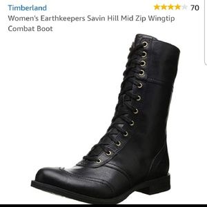 Timberland Wingtip Combat Boots